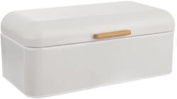 Orion Cutie de pâine metalică WHITELINE albă 42 × 24 × 16, 5 cm