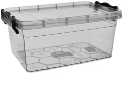 Orion Cutie din plastic pentru alimente cu capac 3 l gri