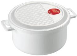 Heidrun Cutie din plastic pentru cuptorul cu microunde cu capac 1, 8 l HEIDRUN