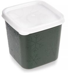 Orion Cutie alimentară din plastic cu capac 380 ml verde