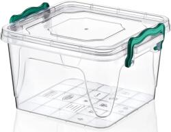 Chomik Cutie pătrată din plastic 1, 2 l cu capac