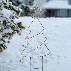 Solight decorațiune LED de Crăciun pentru exterior - brăduț 68 cm cu temporizator