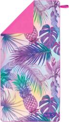 Nils Camp Prosop din microfibră cu uscare rapidă NILS Camp cu motiv tropical ananas 160 × 80 cm Prosop