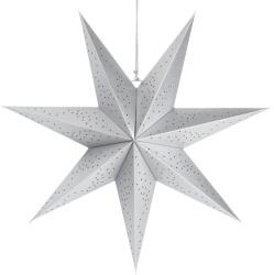 Home Styling Decoration Stea din hârtie perforată argintie 60 cm