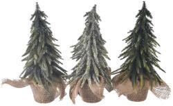 Indecor Ghiveci de Crăciun în formă de brăduț din plastic, 28 cm (3 variante)