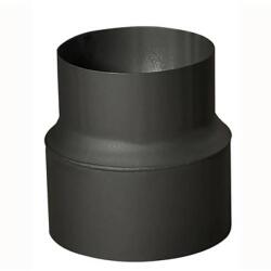 STEEL Processing Reducție de țeavă de fum 180/160 mm, neagră