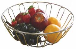 Toro Bol pentru fructe din metal cromat 24 × 11, 5 cm Castron