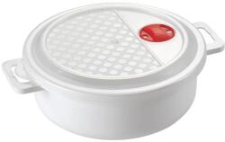 Heidrun Recipient din plastic pentru cuptorul cu microunde cu capac 1, 5 l HEIDRUN