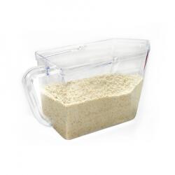 Toro Recipient din plastic pentru alimente 1, 5 l transparent