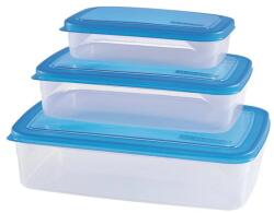 Heidrun caserole din plastic pentru alimente, 3 bucăți, mix de culori