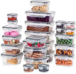 Vilde Set de recipiente alimentare etanșe cu capac și garnitură, 24 buc