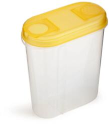 BANQUET Recipient din plastic pentru alimente vrac 2 l cu capac dozator, oval