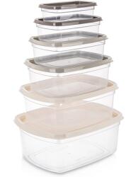 Orion Set de recipiente pentru alimente cu capace, 6 buc ORION