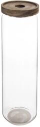 Orion Borcan din sticlă borosilicată 1, 5 l cu capac din lemn de acacia