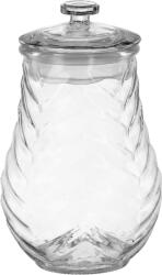 BackHome Living Borcan din sticlă pentru alimente 1, 5 l cu capac din sticlă