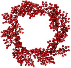Home Styling Collection Coroniță de Crăciun 50 cm cu fructe de ilex