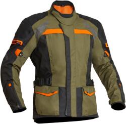 Lindstrands Geacă moto din textil Lindstrands Transtrands Green/Orange