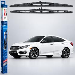 Bosch Ștergătoare Honda Civic X Saloon (FC_) 2016-2021 | Twin Spoiler 801S - BOSCH (BST801SHONCIV10SL)
