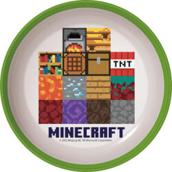 Minecraft Crafters csúszásmentes micro mélytányér (85SSS40491) - kreativjatek