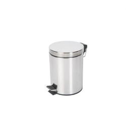 PLASTOR Cos de gunoi rotund din inox cu pedala 30 (PL38734) - vexio Cos de gunoi