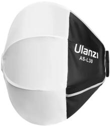 ULANZI AS-L30 30cm-es nyitható gömb softbox, mini Bowens csatlakozás (UL-L081GBB1) - flylite