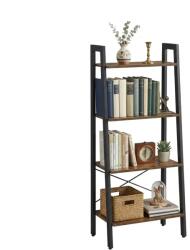 VASAGLE Etajera cu 4 rafturi, VASAGLE, 56 x 137.5 x 34 cm, lemn/negru (LLS44XV3) Raft