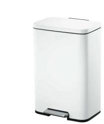 EKO Cos de gunoi cu pedala, EKO, Madison, 50 litri, alb mat (936150W) Cos de gunoi