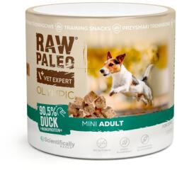 RAW PALEO Olympic Duck Mini recompensă hipoalergenică de antrenament pentru câini mici, cu rață 90 g