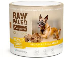 RAW PALEO Olympic Turkey Medium Large recompensă de antrenament pentru câini medii și mari, curcan 90 g