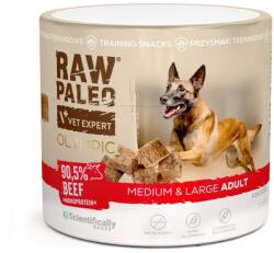 RAW PALEO Olympic Beef Medium Large 90 g recompensă de antrenament pentru câini medii și mari, cu vită