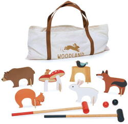 Tender Leaf Set de croquet de Interior Woodland, Tender Leaf Toys - Woodland Indoor Croquet set, din lemn premium, 3+ ani (TL8622)