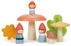Tender Leaf Figurine din lemn premium, Familia gnomilor din padure, Tender Leaf Toys - Woodland Gnome Family, 3+ ani (TL8388)