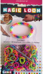 CMP Set creativ elastice Magic Loom cu bratara si accesorii incluse, 315 piese CMPEC3260, Varsta 3+ ani, Multicolor (CMPEC3260_Initiala)