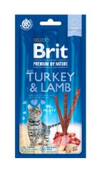 Brit Recompense Pisici Brit Cat Stick cu Miel si Curcan, 3x5 g