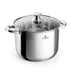 BLAUMANN Rozsdamentes acél fazék üvegfedővel Gourmet Line 24cm 7, 7L 55703 (BL-3869)
