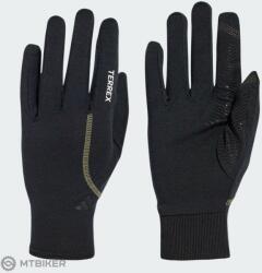 adidas TERREX MERINO WOOL kesztyű, fekete/fehér (S)