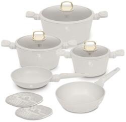 Berlinger Haus Titán bevonatú edénykészlet soft-touch fogantyúkkal Sahara 10 részes 55589 (BH/8080NN)