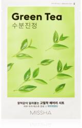 Missha Airy Fit Green Tea nyugtató hatású gézmaszk zöld teával 19 g