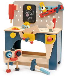 Tender Leaf Masa de lucru, Tender Leaf Toys - TenderLeaf Tool Bench, din lemn premium, 28 piese, 3+ ani (TL8562)