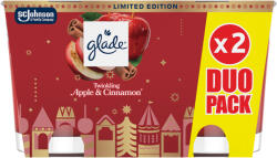 Glade Twinkling Apple & Cinnamon illatgyertya 2 x 112 g (224 g)