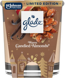 Glade Warm Candied Almonds illatgyertya 112 g - ecofamily