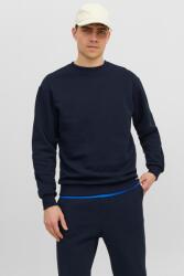 JACK & JONES Jack & Jones, Kerek nyakú egyszínű pulóver, Tengerészkék, L (12249341-NAVY-BLAZER-L)