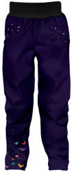 WAMU Dark Purple gyerek softshell nadrág Gyerek 104-110 / sötétlila