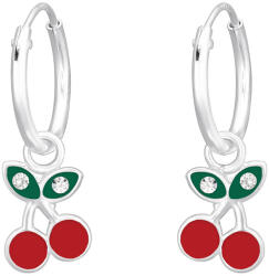 Rankine Cercei argint copii Cherry cu email (EF41462-1)