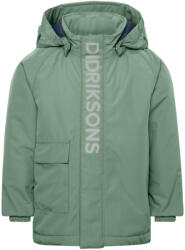 Didriksons Talvi Kids Jkt 2 Dark Moss gyerek télikabát Gyerek 120 / sötétzöld