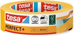 tesa Bandă pentru vopsit și tencuit, 30 mm x 50 m, TESA „Perfect+, portocaliu (56537-00000-01)