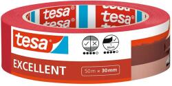 tesa Bandă pentru vopsit și zugrăvit, 30 mm x 50 m, TESA „Excellent, roșie (56546-00000-01)