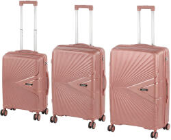 Leziter TraveLux Endure gurulós bőrönd szett (LTREBS-RG)
