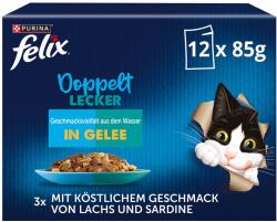 FELIX 48x85g Felix Fantastic duplán finom halválogatás nedves macskatáp 3+1 ingyen