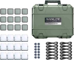 NANLITE Kit 12x Lampa LED NanLite Pico mini de buzunar albastru midnight